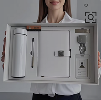 Coffret Cadeau Promotionnel Transfrontalier A5 : Carnet en Papier Écologique et Tasse Thermos avec Gravure de Logo Personnalisée et Impression Numérique