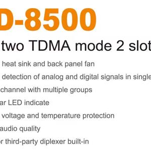 Repetidor de Red Inalámbrica DMR Portátil TYT MD-8500, 50W/25W Seleccionable, Estación Base de Radio Digital TDMA, 2 Ranuras de Tiempo, para Aficionados - Product Image 4