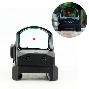 Mirino a puntino rosso con montatura <span class=keywords><strong>da</strong></span> 20mm e copricapo ottico olografico Reflex <span class=keywords><strong>lenti</strong></span> multistrato 10 livelli di luminosità - Product Image 5