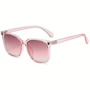 Gafas de Sol Cuadradas Vintage de Diseñador, Montura Grande para Mujer, Lentes Degradadas, Gafas de Sol de Moda Extra Grandes para Mujer - Product Image 5