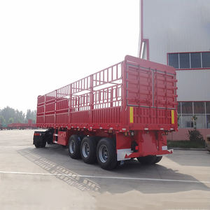 Remolque de Carga de Rejilla de 3 Ejes ELORRY de Alta Calidad y Gran Durabilidad, 40 pies, con Capacidad de Carga de 36000 KG, 12500x2500x2700mm - Product Image 2