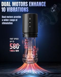 Vagina Tascabile <span class=keywords><strong>per</strong></span> Uomini con 10 Modalità di Suzione e 10 di Vibrazione Duale, Pompa <span class=keywords><strong>per</strong></span> <span class=keywords><strong>Pene</strong></span>, Giocattolo <span class=keywords><strong>per</strong></span> Adulti, Massaggiatore Maschile, Kit <span class=keywords><strong>per</strong></span> Massaggi - Product Image 6