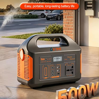 Générateur solaire portable, station d'alimentation pour le camping en plein air, source d'alimentation de secours pour la maison en cas de panne de courant 300-500 Watts