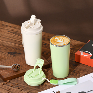 Tùy chỉnh rò rỉ bằng chứng thiết kế double-tường chân không cách nhiệt thép không gỉ du lịch 20oz xe cốc cốc cho rơm và trực tiếp nhấm nháp - Product Image 6