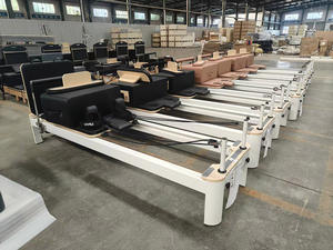 Machine <span class=keywords><strong>de</strong></span> Pilates Reformer Pliable en Aluminium pour Entraînement du Core et Fitness, Équipement <span class=keywords><strong>de</strong></span> Studio Pilates, Garantie 3 Ans - Product Image 6