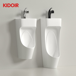 Kidoir Vente en gros Salle de bain sur pied Céramique <span class=keywords><strong>Urinoir</strong></span> pour homme Cuvette Wc <span class=keywords><strong>Urinoir</strong></span> autoportant pour homme <span class=keywords><strong>avec</strong></span> lavabo - Product Image 6