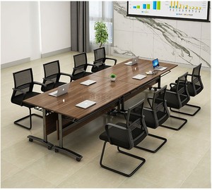 Kim loại hiện đại gấp phòng đào tạo bảng lớp học có thể gập lại sinh viên bàn di động lật nghiên cứu hàng đầu bàn người lớn đồ nội thất trường học - Product Image 2