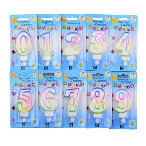 高品质石蜡生日数字艺术蜡烛批发再照明功能 - Product Image 1