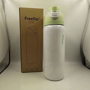 Nuevo Vaso Térmico Deportivo de 32 oz, Aislado al Vacío, Ecológico, Apto para Líquidos Calientes, de Acero Inoxidable, con Diseño Luminoso de Fantasma de Halloween - Product Image 2