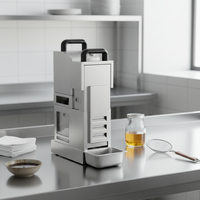 Nouveau filtre à huile comestible compact et flexible à prix avantageux avec débit de 35/45 L/min et 110V-220V pour les petits restaurants