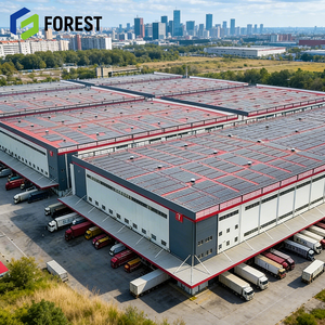 Taller Industrial de Acero Ignífugo en Quebec con Aislamiento de Lana de Roca, Estructura Ligera Económica con Vigas en H en Ontario, Tailandia - Product Image 1