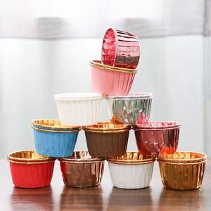 Mini Muffin Brown Cup Cake Cupcake Liners Vasos de <span class=keywords><strong>papel</strong></span> Cakeliner <span class=keywords><strong>Papel</strong></span> para hornear - Product Image 4