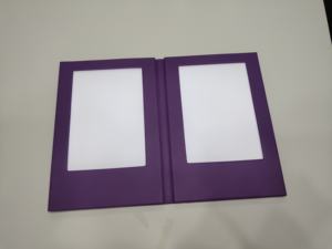 Menu numérique en similicuir avec éclairage LED, 2 pages, taille personnalisée, dossier de menu lumineux pour restaurant - Product Image 6