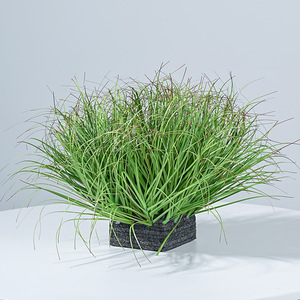 Plante artificielle en herbe synthétique Mengjie Handicrafts, 30cm-100cm, base en plastique, plante en pot décorative, paysage miniature - Product Image 1