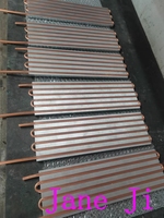 Plaque de refroidissement liquide professionnelle à tubes en cuivre intégrés, dissipateur thermique à eau, plaque de refroidissement par eau