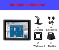 Ordinateur industriel à écran tactile PC de 19 pouces intégré capacitif tout-en-un avec disponibilité en stock