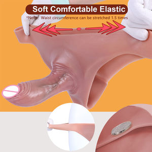 6 Zoll Tragbarer Harness Strap-on Sexspielzeug für Männer Riesendildo-Höschen mit Realistischem Penis - Product Image 3