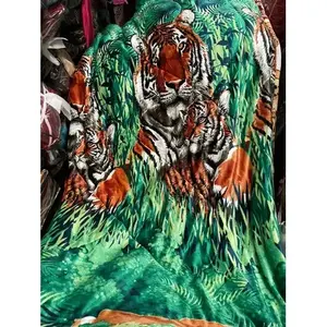 Funda de colchón de franela de doble cara, estampada, para todas las estaciones, tamaño adulto - Product Image 5