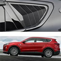 Volets de fenêtre arrière de voiture pour Jetour X70 Plus SHANHAI L7 ABS, garniture de protection de l'air, couvre-ventilateur, pare-soleil