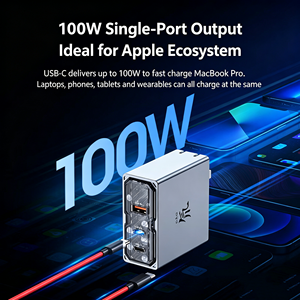 Chargeur GaN Nubia RedMagic Daofeng 120W, bloc de charge rapide 3 ports 100W PPS PD 45W, compatible avec 11Pro+, 10SPro+, Gaming Tab - Product Image 4