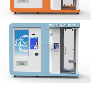 Cabina Sanitaria Intelligente: Chiosco Self-Service per Test Medici, Consultazione Remota con Dottore, Distribuzione Farmaci - Product Image 4