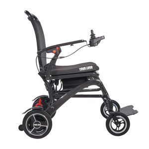 Le fauteuil roulant électrique compact en fibre de carbone et confort complet dispose d'une fonction de pliage ergonomique avec confort rembourré - Product Image 6