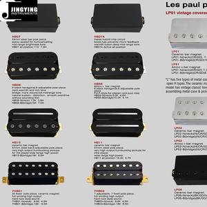 En gros Électrique <span class=keywords><strong>Guitare</strong></span> et Basse Pickups Série, 7HB01 <span class=keywords><strong>Hard</strong></span> <span class=keywords><strong>Rock</strong></span> Style Sonore 7 Cordes <span class=keywords><strong>Guitare</strong></span> Micros - Product Image 4