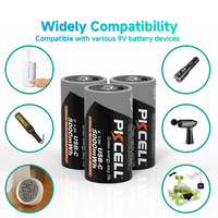 PKCELL C Taille 5000mWh Aa Batteries rechargeables Usb-c 1.5v Li Ion Batteries rechargeables