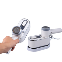 Défroisseur Vapeur Portable 2-en-1 et Éliminateur de Peluches pour Vêtements Certifié CE RoHS