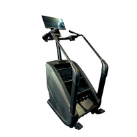 La dernière machine d'entraînement pour escaliers YIJIAN YJ-6005T avec écran LED et fonction de projection pour les centres de fitness