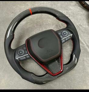 Volante Deportivo de Fibra de Carbono y Cuero con Pantalla LED de RPM para Camry 8ª Gen/<span class=keywords><strong>Corolla</strong></span> 12/Levin/Land Cruiser, Carbono Forjado - Product Image 5