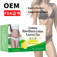Thé aux fleurs OEM ODM 150g (32 sachets de 5g) en boîte – Perte de poids, digestion, détox, beauté, soin de la peau – Durée de conservation 24 mois