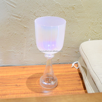 Bol chantant en cristal avec manche en quartz, tonalité personnalisée, parfaite pour la méditation, l'énergie, la guérison sonore
