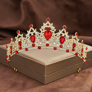 Diadèmes et Couronnes de Luxe Scintillantes en Alliage Coloré pour Femme, Accessoires de Spectacle, Couronnes Décoratives en Cristal, Vente en Gros - Product Image 2