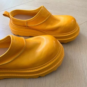 Dopaminer color series thick-soled high-<b>heeled</b> breathable all-purpose Bocken casual custom women's slippers - Product Image 1