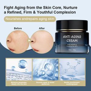 Crème hydratante pour le visage au collagène et aux peptides OEM ODM, <span class=keywords><strong>anti</strong></span>-âge, pour réduire les rides, hydratation intense, hommes et femmes - Product Image 5