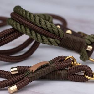 Nieuw product <span class=keywords><strong>2026</strong></span> 2025 Reflecterende dierenprint hondenriem met trekhaak, gevlochten, duurzaam hondenhalsband & -riem - Product Image 5