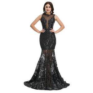 Benutzer definierte Frauen Plus Size Smaragdgrün Langes Abendkleid Mädchen Sexy Mode Chic Pailletten <span class=keywords><strong>Prom</strong></span> Kleidung Lady Mermaid Party Kleider - Product Image 6