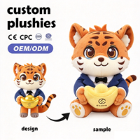 Peluche Loup Super Douce Personnalisée OEM ODM, Poupée Animale Rembourrée Personnalisée, Motif Lune, Peluche Loup, Mascotte de Marque, Cadeau en Coton
