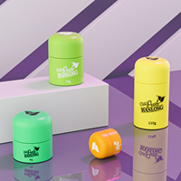 Pot en verre rond vide, étanche à l'air, anti-odeur, résistant aux enfants, emballage résistant aux enfants, 5g 50g 70g 110g, personnalisable