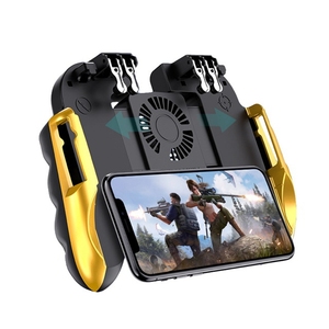 Asher-mando de juego H9 con ventilador, mando de seis dedos con enfriador, botón de fuego, para teléfono móvil, para PUBG - Product Image 1