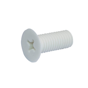 Tornillo de Cabeza Avellanada Phillips Bocast PP M2 M10, Perno Aislado de Plástico Blanco, Estándar Métrico GBT - Product Image 3