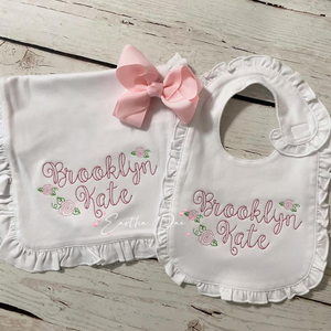 Bébé garçon Coming Home tenue 100% coton monogramme Footie Sleeper nouveau-né bébé vêtements garçon 0-3 mois - Product Image 5