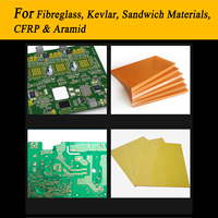 Fraise en fibre de verre en carbure non revêtue de 4mm Outil en bois pour gravure et découpe de circuits imprimés