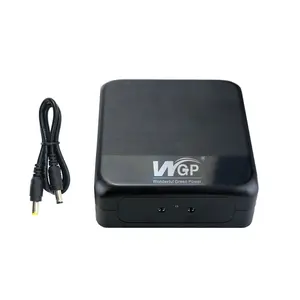 WGP 12 V 5A UPS portabel daya tinggi cadangan baterai 12volt 12 V suplai daya Online untuk Wifi Router kamera Printer Modem