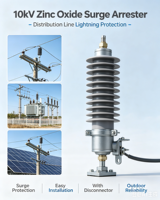 Transformateur de distribution Zhuoli MACA-12(Z) 12kV, parafoudre, fusible, coupe-circuit, protection extérieure anti-vieillissement résistante aux intempéries