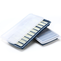 Silicone de qualité alimentaire (plateaux à lait) plateaux de stockage pour congélateur de lait maternel réutilisables congeler et conserver votre lait et vos aliments pour bébés