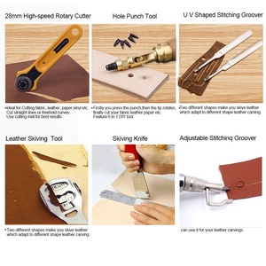 L7-1 Bộ Dụng Cụ Đục Lỗ May Vá Thủ Công Bằng Da Tự Làm - Product Image 4