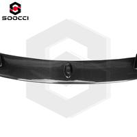 Lèvre avant en fibre de carbone SOOCCI style MP pour pare-chocs M5 F10 Série 5 M Sport M Tech M Performance, finition époxy haute brillance, fixation par boulons