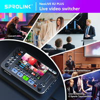 Live Streaming Switcher NeoLIVE R2 Plus für Rundfunk, PTZ-Steuerung, All-in-One-Funktion Schwarz